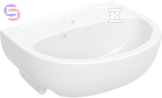 KOŁO SOLO Umywalka ceramiczna 40x33x17cm z otworem