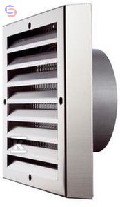 ZEHNDER UNIWERSALNY Zewnętrzna żaluzja ścienna DN160 0.2x0.2x0.05m