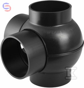ZŁ.4.ROZG.PEHD 88.5/90ST.125 (KAN.HDPE) GEBERIT