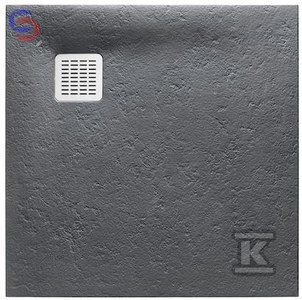 BROD.TERRAN STONEX KWADRATOWY 80X80 CZ.B ROCA
