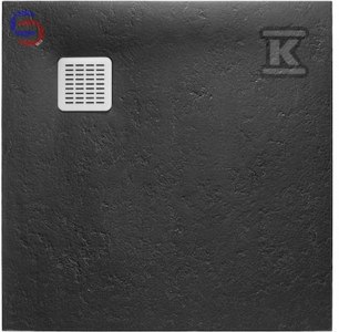 BROD.TERRAN STONEX KWADRATOWY 90X90 CZ.B ROCA