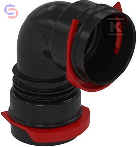 ZEHNDER ComfoTube Kolano 90° 0.12x0.19x0.20m 0.19kg