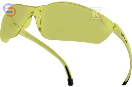 OKULARY Z POLIWĘGLANU, AR,UV400 ŻÓŁT DELTA PLUS