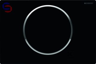 PRZYCISK SIGMA10 PRZEDNI CZARNY-CHROM GEBERIT