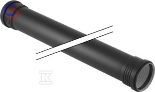 RURA SILENT-PP HT 125X1500 2-KIEL.CZARNA GEBERIT