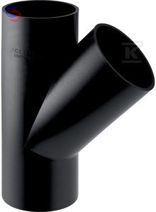 Geberit HDPE Trójnik skośny 63x50/45° PEHD 0,18kg