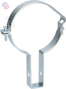 Geberit Pluvia Uchwyt rurowy 125 regulowany stal ocynkowana