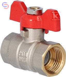 ONNLINE Zawór kulowy mosiężny niklowany 1/2" PN16 GW/W