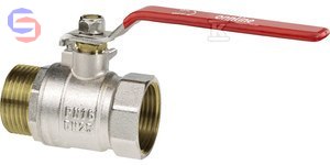 ONNLINE Zawór kulowy mosiężny 3/4" GW/Z dławik PN16 16 bar