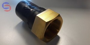 AGRU Adapter Mosiądz Elektrooporowy GW 63x2" SDR11 PE Gaz