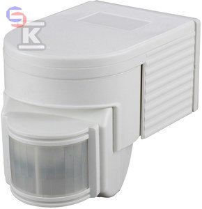 OPAL ST08 WHITE Czujnik Ruchu IR IP44 180° 110-240V
