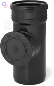 KARMAT Czyszczak z sitkiem DN160 PP grafit