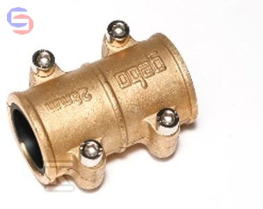 GEBO MD Dwudzielna mosiężna obejma naprawcza 15mm