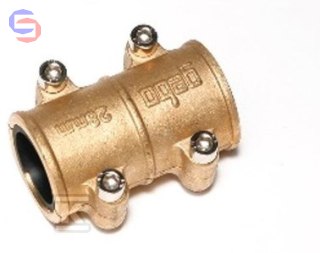 GEBO MD 35 Dwudzielna mosiężna obejma naprawcza 35mm