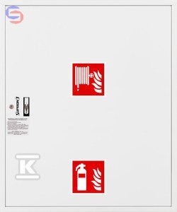 SUPRON3 Hydrant DN25 S-25F-ZGW30-P-9003 RAL 9003 30m wąż