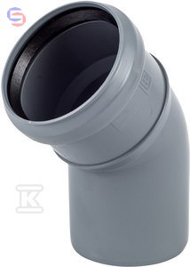 ONNLINE Kolano HT 75/45 PP Kanalizacja Wewnętrzna Szary