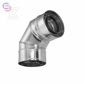 KRZYS-POL SKK Kolano kondensacyjne DN80/125 plastik 0,73kg