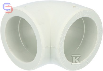 VESBO Kolano PP 90° 90mm 0,76kg 304-90-V