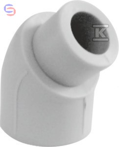 VESBO Kolano PP nyplowe 45° 40mm 0,11kg