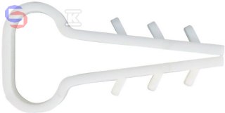 ONNLINE P-3K Uchwyt do przewodów płaskich 0,05x0,06x0,15m 100szt