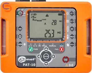 SONEL PAT-10 Miernik bezpieczeństwa sprzętu elektrycznego 3.12kg