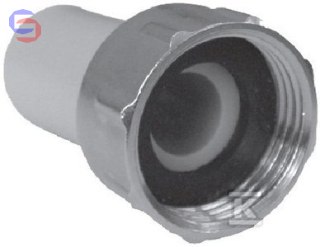 VESBO Półśrubunek GW 20/3/4" 0,03kg 46x28x28mm PPR