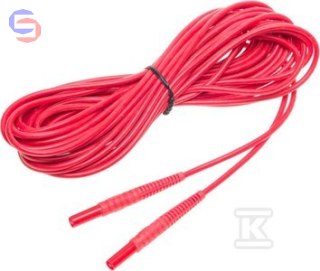 SONEL Przewód 10m czerwony z wtykiem bananowym WAPRZ010REBB