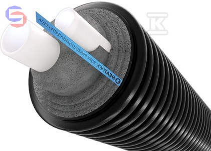 HEATPEX DELTA PEX SANI DUO Rura preizolowana 32+20x125 15m PN10