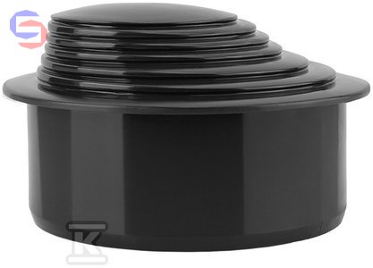 KARMAT Redukcja rynnowa PP grafit DN110x63-100 wielostopniowa