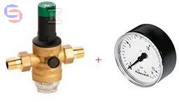 RESIDEO BRAUKMANN D06F-1AM Regulator ciśnienia 1" z manometrem 0-10 bar