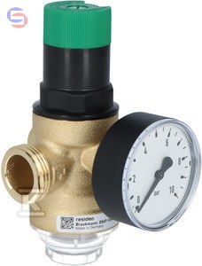 RESIDEO BRAUKMANN D06F-3/4AM Regulator ciśnienia 3/4" z manometrem 0-10 bar