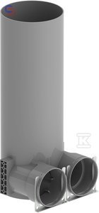 ZEHNDER ESSENTIAL Skrzynka rozprężna TVA-P 2x75 0,49kg