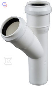 ONNLINE TRÓJNIK HT 32x32/45 biały sanitarny PP