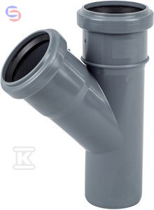 ONNLINE TRÓJNIK HT 40x40/45 PP Szary Sanitarny