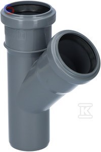 ONNLINE TRÓJNIK HT 50x50/45 popiel PP kanalizacja wewnętrzna
