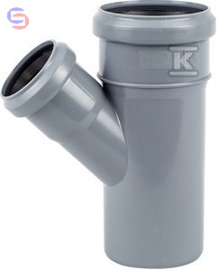 ONNLINE TRÓJNIK HT 75x50/45 PP Szary Sanitarny