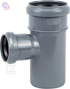 ONNLINE TRÓJNIK HT 75x50/90 PP Szary Sanitarny