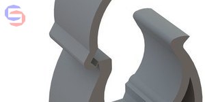 ONNLINE UZE-18S Zamykany uchwyt PCV 0.06x0.15x0.15m 0.11kg