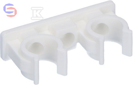 ONNLINE Uchwyt podwójny 14-15mm ze śrubą i kołkiem A-690630-10E