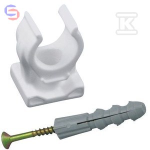 ONNLINE Uchwyt pojedynczy 14-15mm ze śrubą i kołkiem A-690302-10E