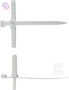 ONNLINE UPK-8 Uchwyt paskowy do przewodów okrągłych 24mm 50szt