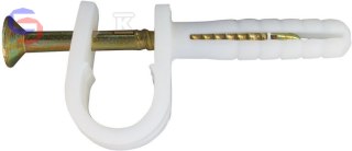 ONNLINE UPO-50 Uchwyt do przewodów okrągły 10mm 50szt