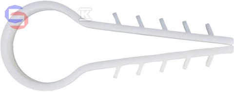 ONNLINE UWO-18 Uchwyt do przewodów okrągły 18mm 50szt