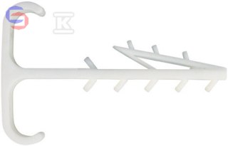 ONNLINE UWT-1.0 DUO Uchwyt do przewodów płaskich 100 szt.