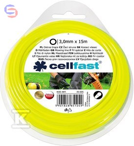 CELLFAST Żyłka tnąca okrągła 3.0mm x 15m 0.134kg