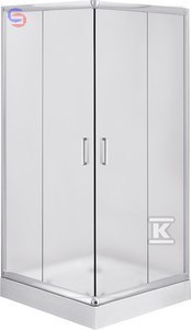 KAB.ONNLINE 80X185 KWADR.SZK.SZRON CHROM ONNLINE