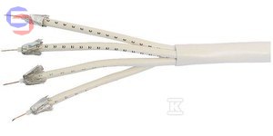 KABEL 4XQUAD-MINI 115-4X3.6 100M BIAŁY TECHNISAT