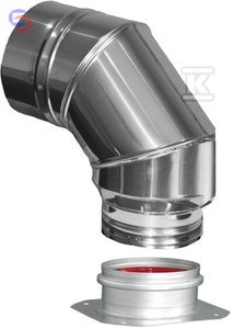 KRZYS-POL SKK Kolano kondensacyjne DN60/100 plastik 0,5kg