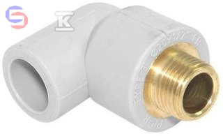 ONNLINE Kolano PP 90° GZ Mosiężne 25/12 mm