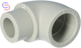 ONNLINE Kolano PP nyplowe 90° 32mm 0,042kg